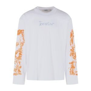 Off-White 'City Nature' White Cotton T-Shirt Men